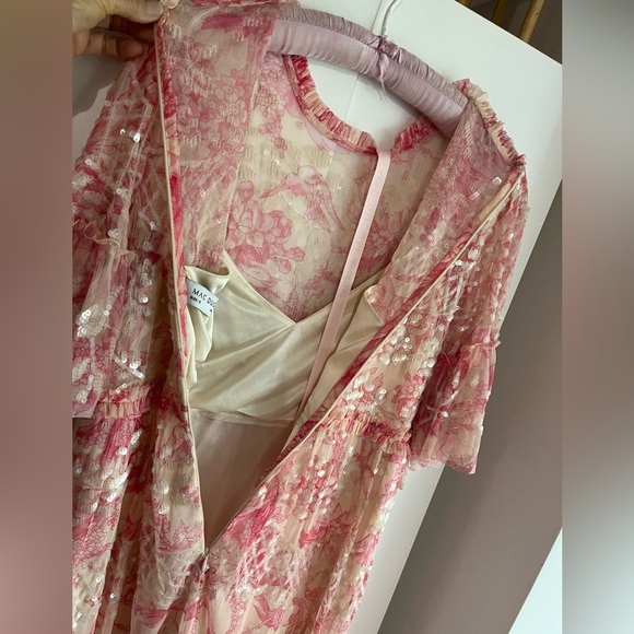 Mac Duggal 9148 Embellished  Floral Mini Dress Size 12 NWT - Picture 12 of 12